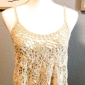 Hazel for Urban Outfitters Crochet Top Size S